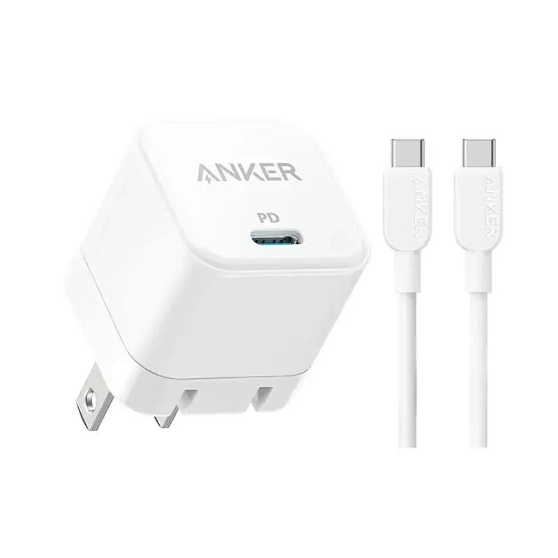 USB C Plug, Anker 20W USB C Charger, Powerport III 20W Cube Charger